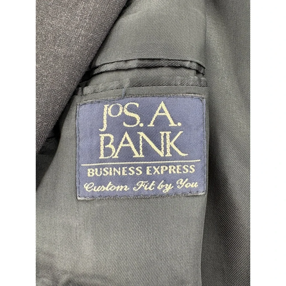 Jos. A. Bank Blazer 2 Button Charcoal Grey Business Express New Wool Sport Coat